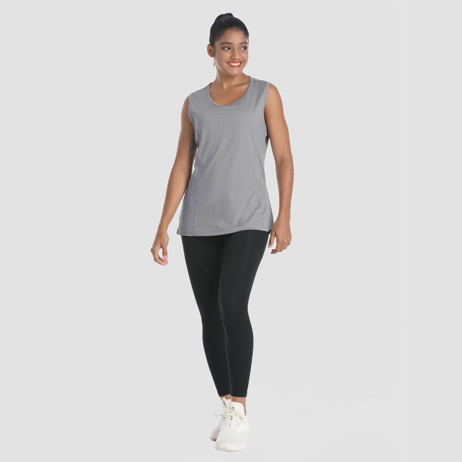 Women's Sleeveless Workout Shirts Dry Fit Running Wicking Tank Tops Active Gym - Image 6