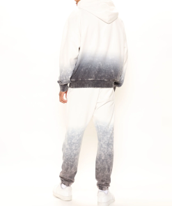 Alternative view of Men's Ombre Tie Dye Print Hoodie Set
