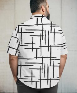 Men's Big Size Vacation Casual Hawaiian Short Sleeve Shirt 015