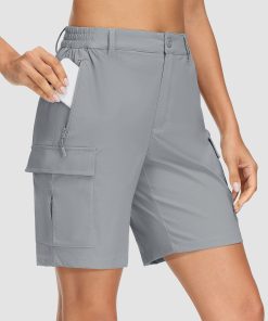 Women's Hiking Shorts Cargo Shorts Quick Dry with 5 Pockets Water-Resistant Ripstop