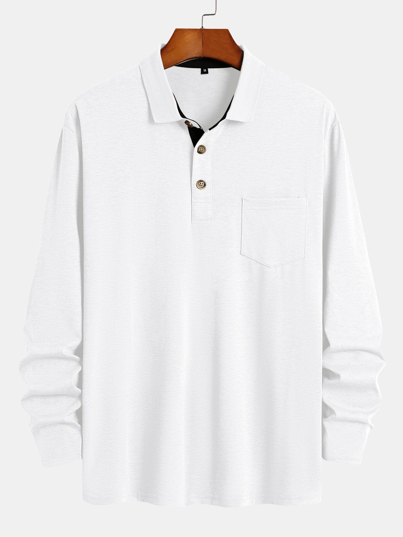 Long Sleeve Regular Fit Polo Shirt - Image 4