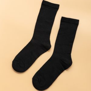 Solid Crew Socks