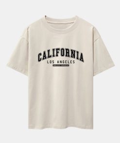 Alternative view of California Print Heavy Weight Oversize T-Shirt