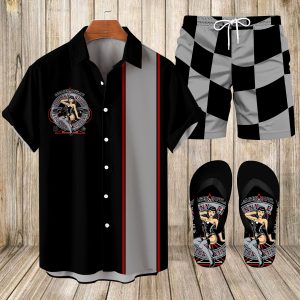 Suitmens Men's Spring Classic Car Shirt Three-Piece Set 072