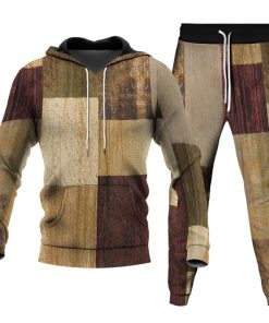Men's Personalized Printed Hoodie Set 027