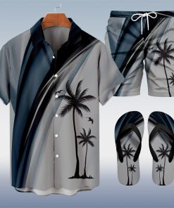 Alternative view of Suitmens Men's Tiki Party Hawaiian Vacation Print Three-Piece Set 019