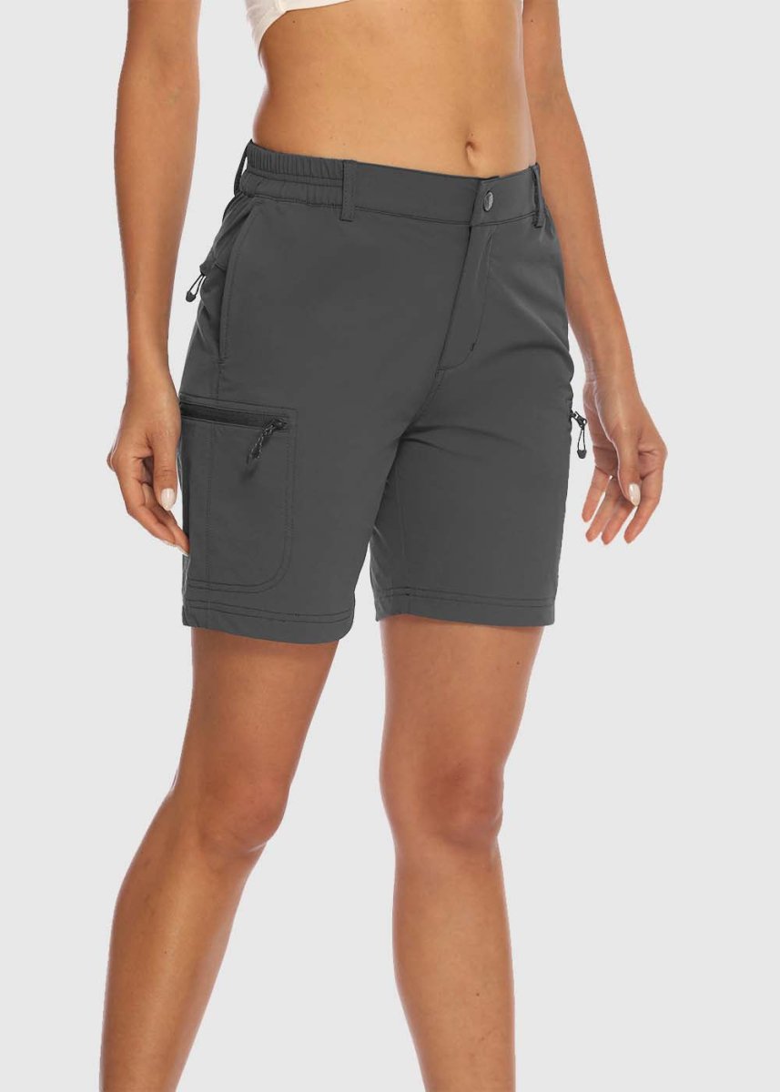 Women's Quick Dry Lightweight Stretchy Cargo Shorts - Image 5