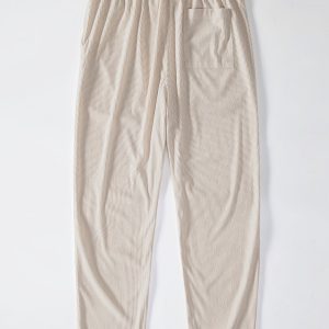 Straight Leg Corduroy Pants