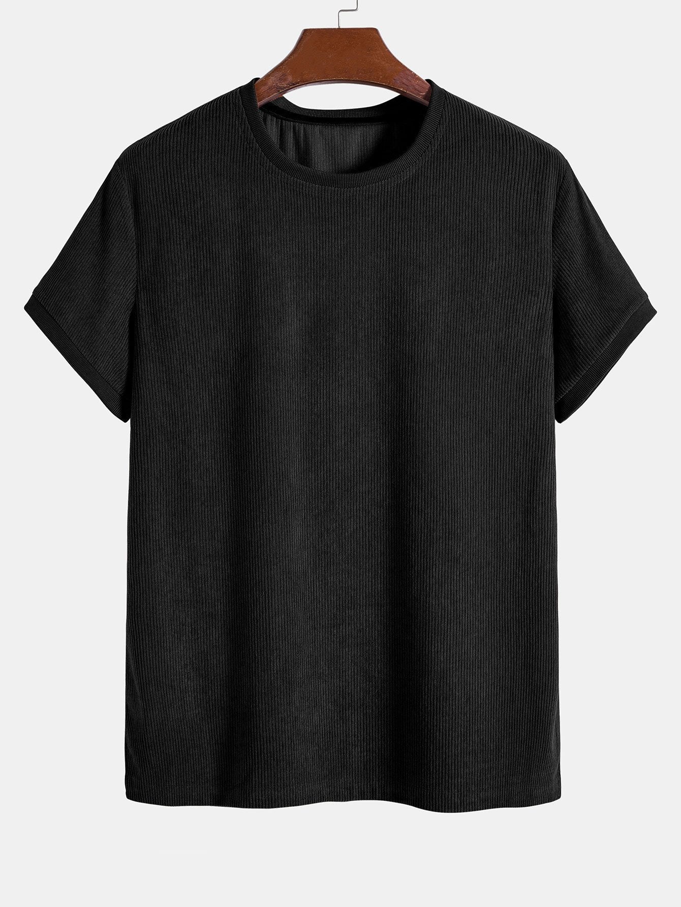 Stretch Corduroy Ringer T-Shirt & Corduroy Shorts - Image 3