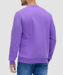 Men's Crewneck Sweatshirt Long Sleeve Casual Warm Fleece Pullover Hoodie