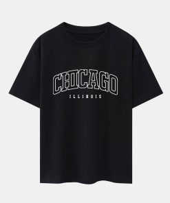 Chicago Print Oversize T-Shirt