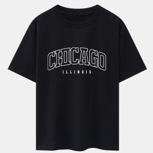 Chicago Print Oversize T-Shirt