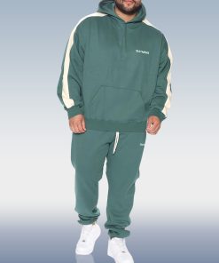 SUITMENS Men's Green Hoodie Set