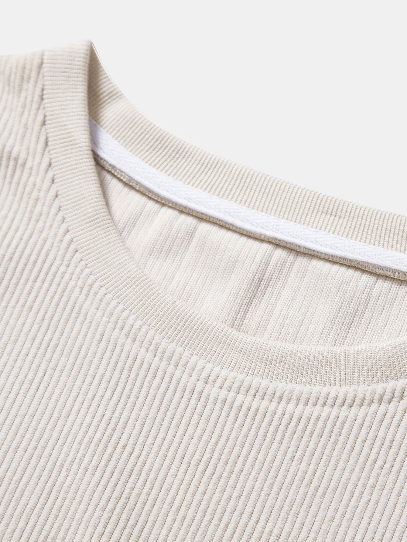 Stretch Corduroy Ringer T-Shirt & Corduroy Shorts - Image 8