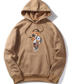 Alternative view of Selfie Bear Print Hoodie