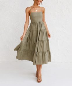 Fashion Strap Cake Dress