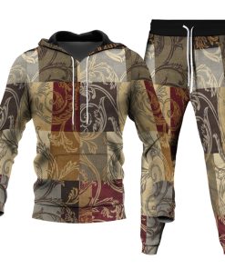 Men's Personalized Printed Hoodie Set 005