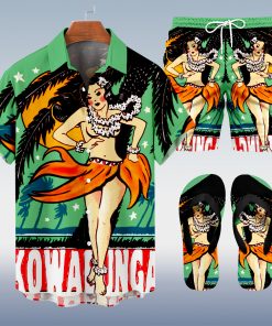 Alternative view of Suitmens Men's Tiki Party Hawaiian Vacation Print Three-Piece Set 028